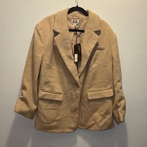 Tan Women's Blazer Jacket